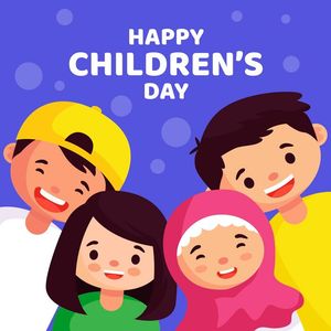 Mẫu poster trẻ vui chơi ngày lễ thiếu nhi - CR895