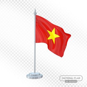 Ảnh cờ Việt Nam để bàn tung bay vector mẫu số 195