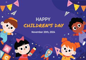 Mẫu banner, background trẻ vui mừng ngày lễ của trẻ - CR1141