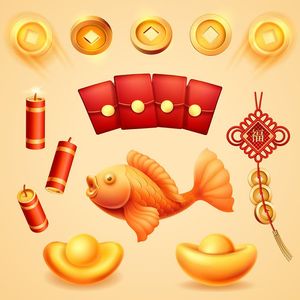 Bộ sưu tập ảnh vẽ tay thỏi vàng, tiền vàng sang trọng 3D File số 075