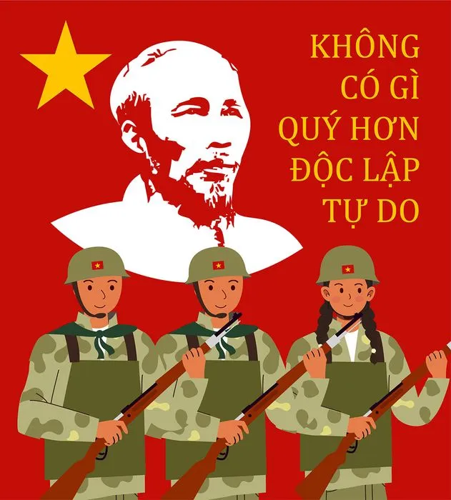 Hình minh họa kỷ niệm ngày quốc khách Việt Nam vector File AI 016