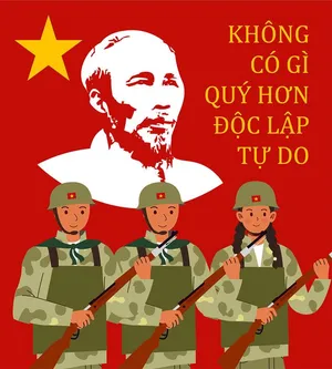 Hình minh họa kỷ niệm ngày quốc khách Việt Nam vector File AI 016