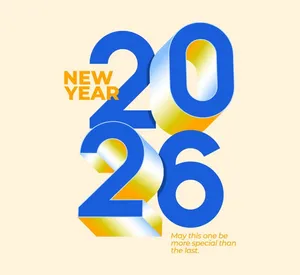 Số 2026 màu xanh vector file số 12
