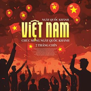 Poster chào mừng ngày quốc khánh Việt Nam File PSD 5