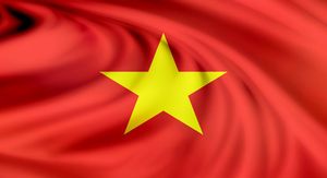 Mẫu background nền cờ Việt Nam tung bay mẫu số 140
