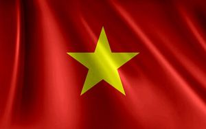 Mẫu background nền cờ Việt Nam tung bay mẫu số 152
