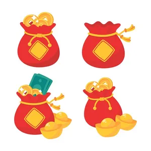 Ảnh minh họa icon túi vàng vector chất lượng cao CR011