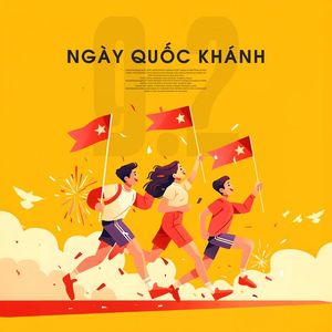 Poster chào mừng ngày quốc khánh Việt Nam File PSD 6