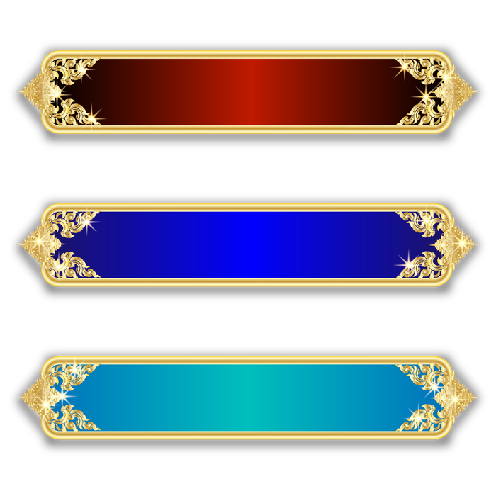 Mẫu khung tiêu đề sang trọng vector file PNG 080
