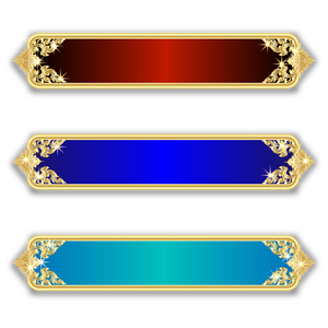 Mẫu khung tiêu đề sang trọng vector file PNG 080