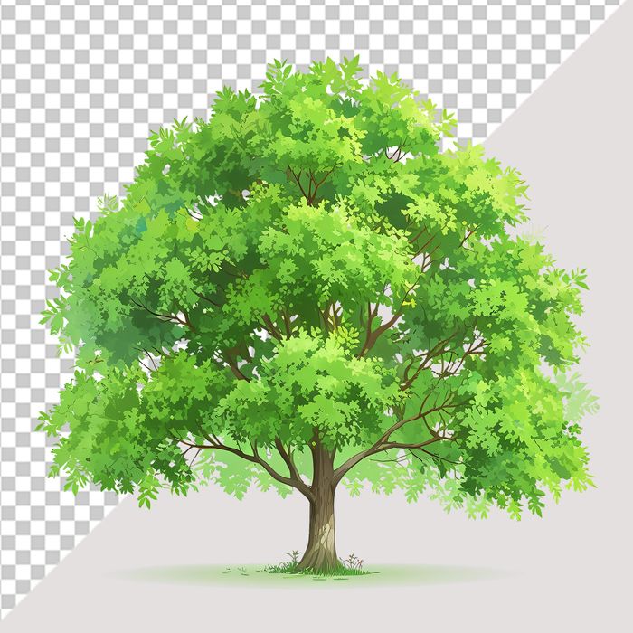 Ảnh cây xanh vector file PNG chất lượng cao - S005