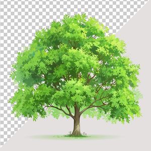 Ảnh cây xanh vector file PNG chất lượng cao - S005