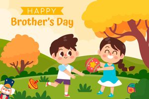 Ảnh banner, background trẻ em vui chơi ngày lễ thiếu nhi vector CR796