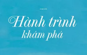 Font chữ có chân UTM French Vanilla Việt hóa