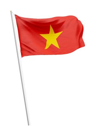 Ảnh cờ việt nam tung bay phấp phới mẫu số 155