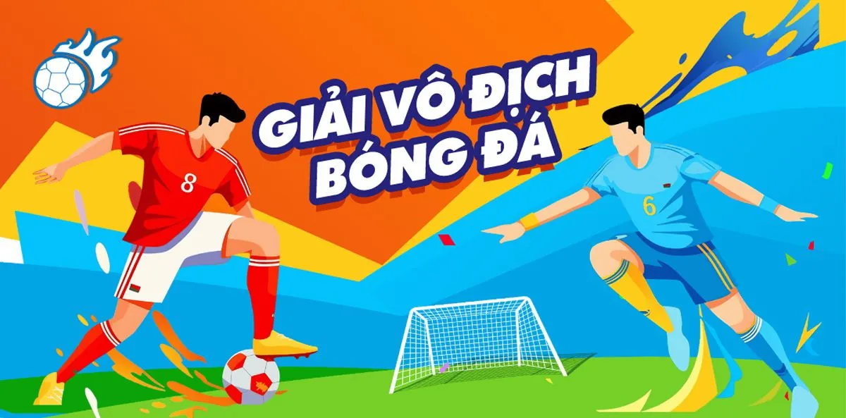 Background phông nền giải vô địch bóng đá file corel