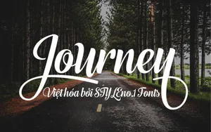 Font chữ mềm mại SVN-Journey Việt hóa