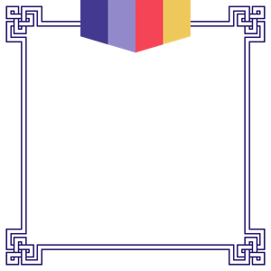 Mẫu khung hoa văn hình chữ nhật tối giản vector file PNG 051