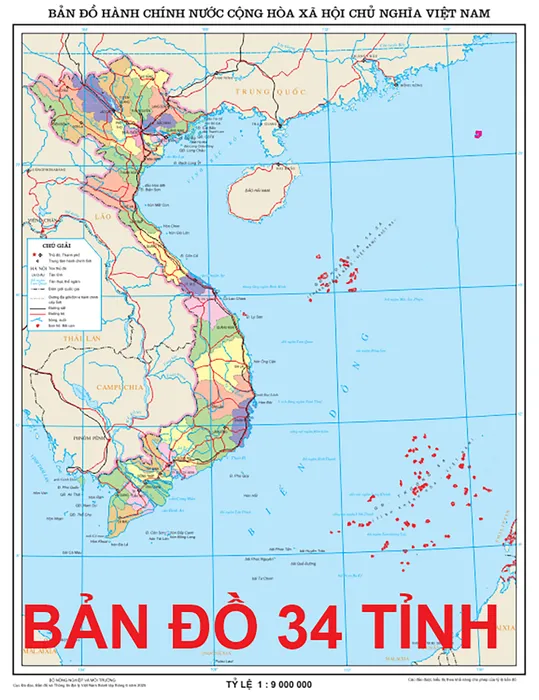 Bản đồ 34 tỉnh thành chất lượng cao file corel 005