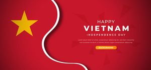 Ảnh background dải cờ Việt Nam mẫu số 153