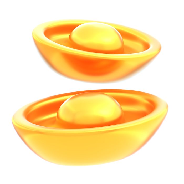 Hình ảnh thỏi vàng vector chất lượng cao 3D File CR 006