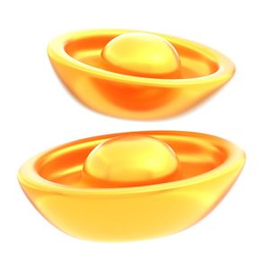 Hình ảnh thỏi vàng vector chất lượng cao 3D File CR 006