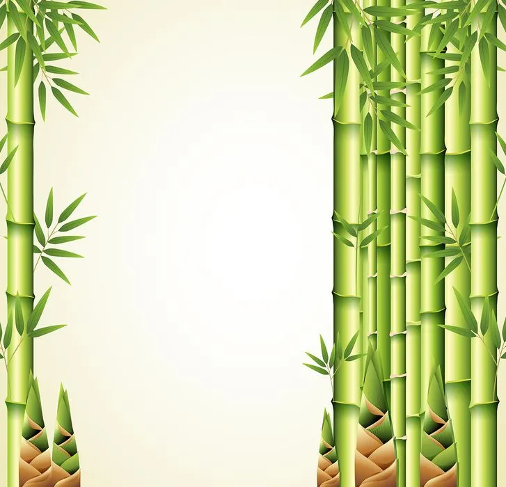 Mẫu backgroud cây tre, măng tre vector file AI 099
