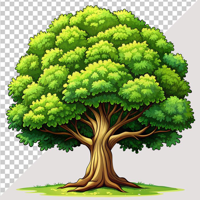 Ảnh cây xanh vector file PNG chất lượng cao - S019