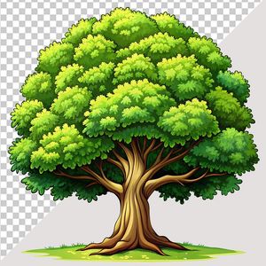 Ảnh cây xanh vector file PNG chất lượng cao - S019