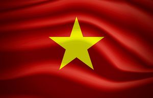 Mẫu background nền cờ Việt Nam tung bay mẫu số 136