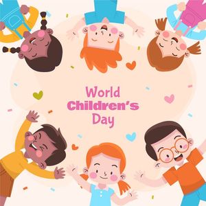 Mẫu poster trẻ em vui chơi mừng ngày lễ của trẻ - CR977
