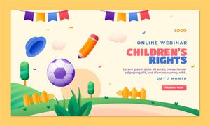 Mẫu banner website mừng ngày lễ của trẻ - CR1247
