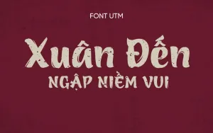 Font chữ Việt hóa brush UTM-Azuki