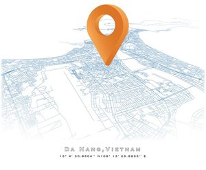 Bản đồ đường phố và giao thông Đà Nẵng Vector - File ESP