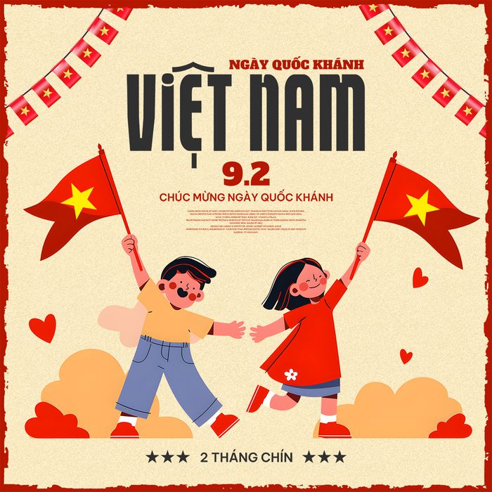 Poster chào mừng ngày quốc khánh Việt Nam PSD 2