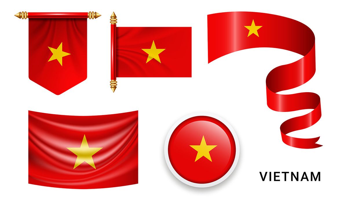 Bộ sưu tập cờ Việt Nam chất lượng cao File số 162