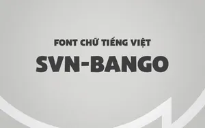 Font chữ không chân SVN-Bango Việt hóa