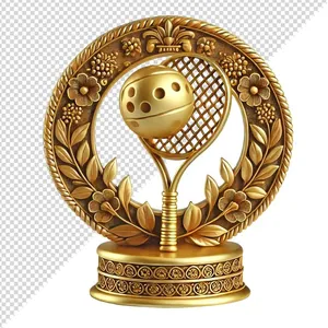 Ảnh cup vàng vô địch môn pickleball vàng gold sang trọng - File PNG 0016