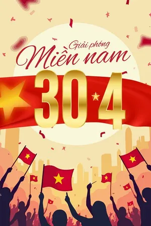 Poster chào mừng ngày giải phóng miền Nam 30-04 File AI 0060
