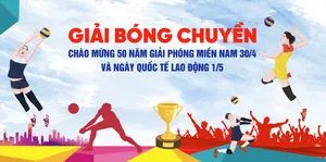 Background phông nền giải bóng chuyền file corel 034
