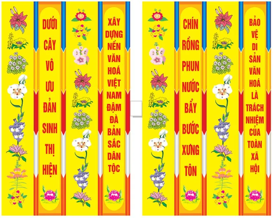 Mẫu phướn chào mừng lễ phật đản File Corel 010