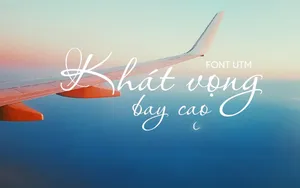 Font chữ viết tay UTM-Aquarelle Việt hóa