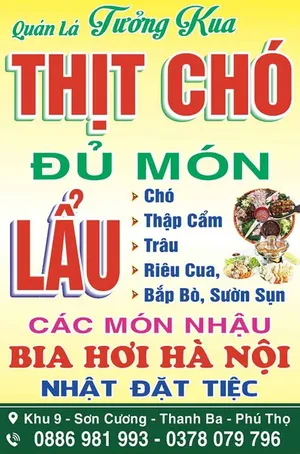 Mẫu biển vẫy quán quảng cáo quán bia hơi Hà Nội - file corel