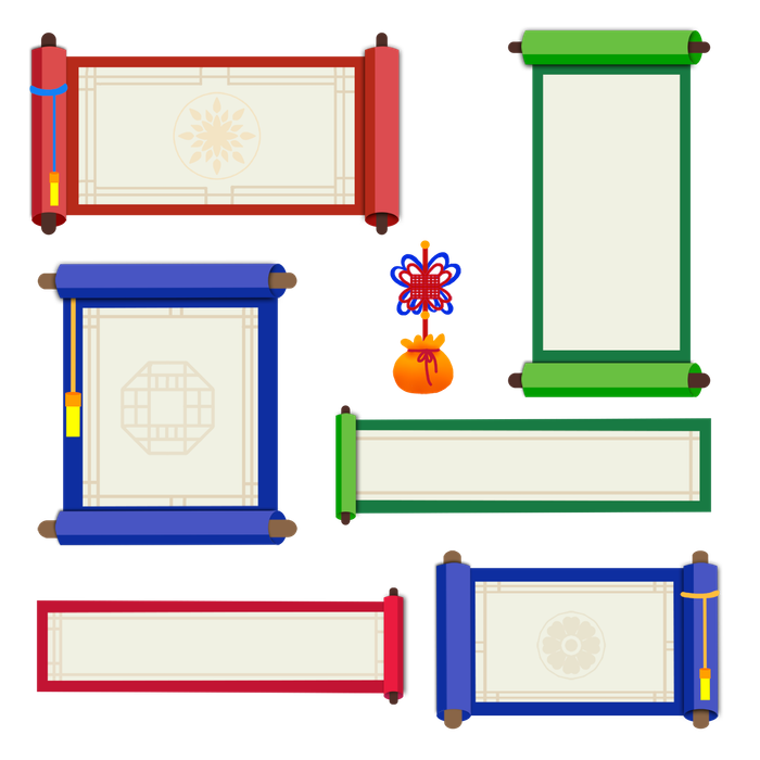 Bộ sưu tập khung hoa văn tiêu đề cao vector File PNG 027