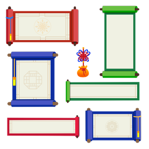 Mẫu khung hoa văn chất lượng cao vector File PNG 027