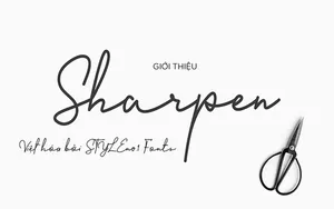 Font chữ mềm mại viết tay SVN-Sharpen Việt hóa