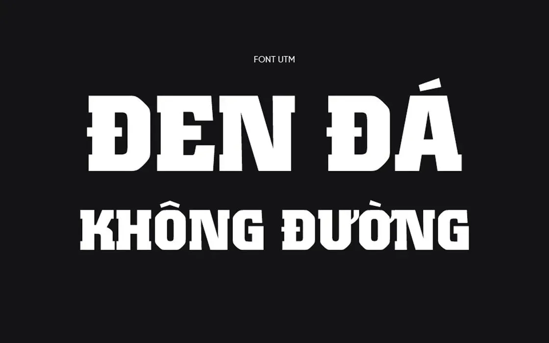 Font chữ cứng cáp UTM-Colossalis Việt hóa