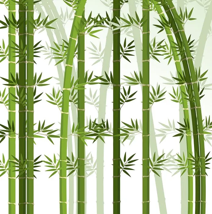 Mẫu backgroud cây tre, măng tre vector file AI 100