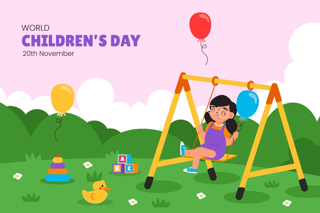 Mẫu banner, background trẻ vui mừng ngày lễ của trẻ vector CR692