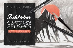 Bộ Brush 20 hiệu ứng cọ nét mực vẽ tuyệt đẹp cho photoshop